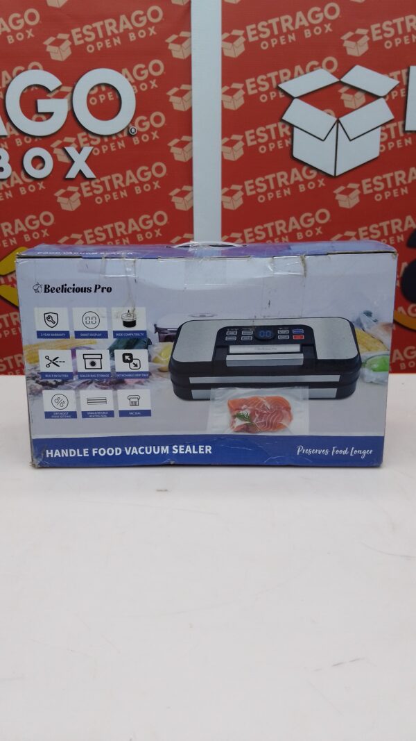 Vakumar. Máquina selladora al aspiradora, 90 Kpa selladora al aspiradora de alimentos, modos secos/húmedos/líquidos, luz indicadora LED, diseño bloqueado, cortador integrado y almacenamiento de bolsas, kit de iniciación. - Image 5