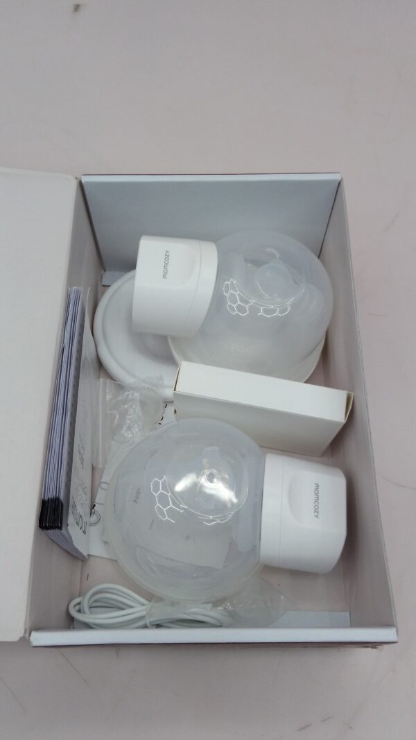 Momcozy S12 Pro - Extractor de leche portátil, 2 unidades, color gris claro. - Image 2