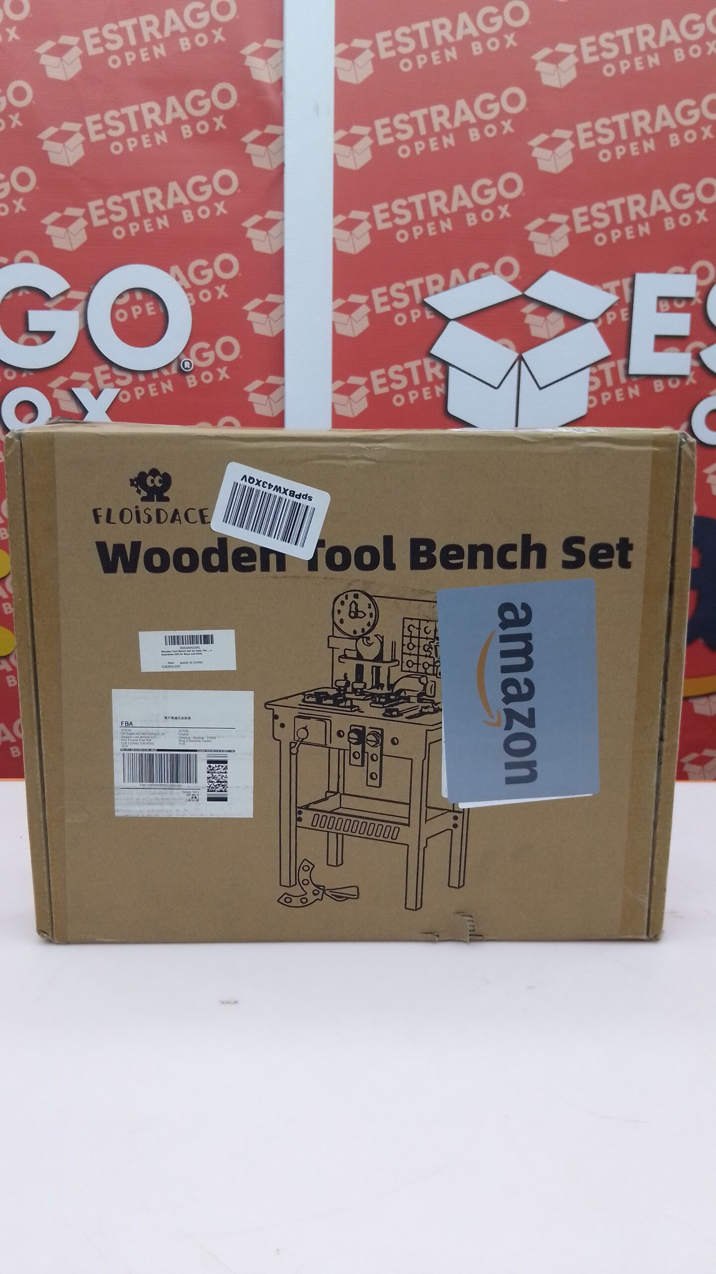 ROBOTIME Juego de banco de herramientas para niños, juguetes de construcción de banco de trabajo de madera grande, taller con juguetes para niños (41 piezas) para niños y niñas de 3, 4, 5, 6, 7 años - Image 3