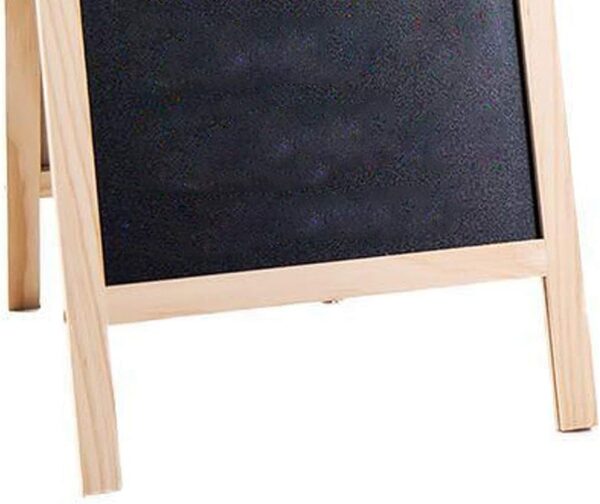 Pizarra de pie Lss9azznmm 3, antigua, difícil de quitar, ideal para bodas, restaurantes, bares, escritorios, mensajes (color: como se muestra, tamaño: 25 x 40 cm). - Image 3