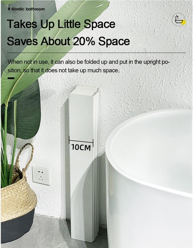 Funda ajustable plegable a prueba de polvo, color blanco, bandeja para tina y computadora para portátil 2 en 1, se adapta a la mayoría de bañeras, modernos estantes para tina para el hogar. - Image 3