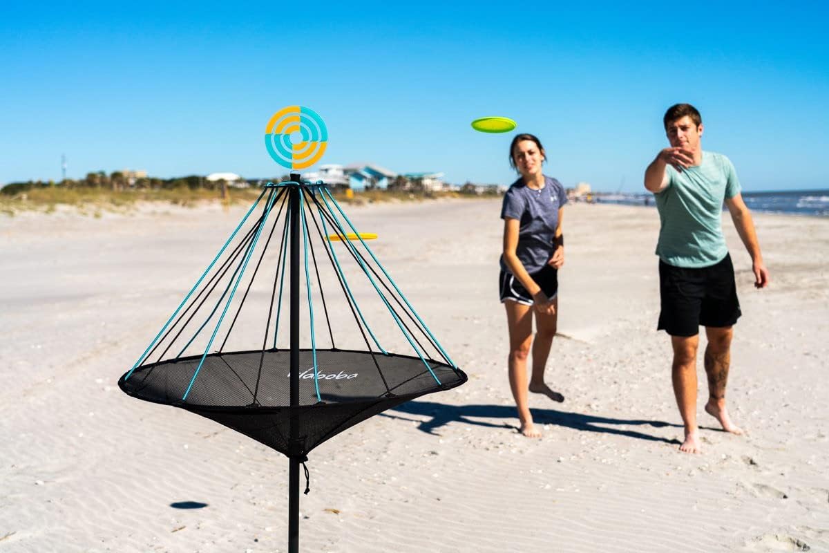 Waboba Hitman - Juego de Objetivos de Disco Volador, 2 en 1, Plegable, Juego de jardín con 4 Discos de Silicona incluidos, diversión para Todas Las Edades, Talla única. - Image 3