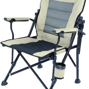 Silla de Camping portátil, para Exteriores, Silla de Playa Ultraligera para Ocio, Respaldo Giratorio, con portavasos Desmontable, Adecuada para Pesca, Todoterreno, conducción autónoma y Dibujo.