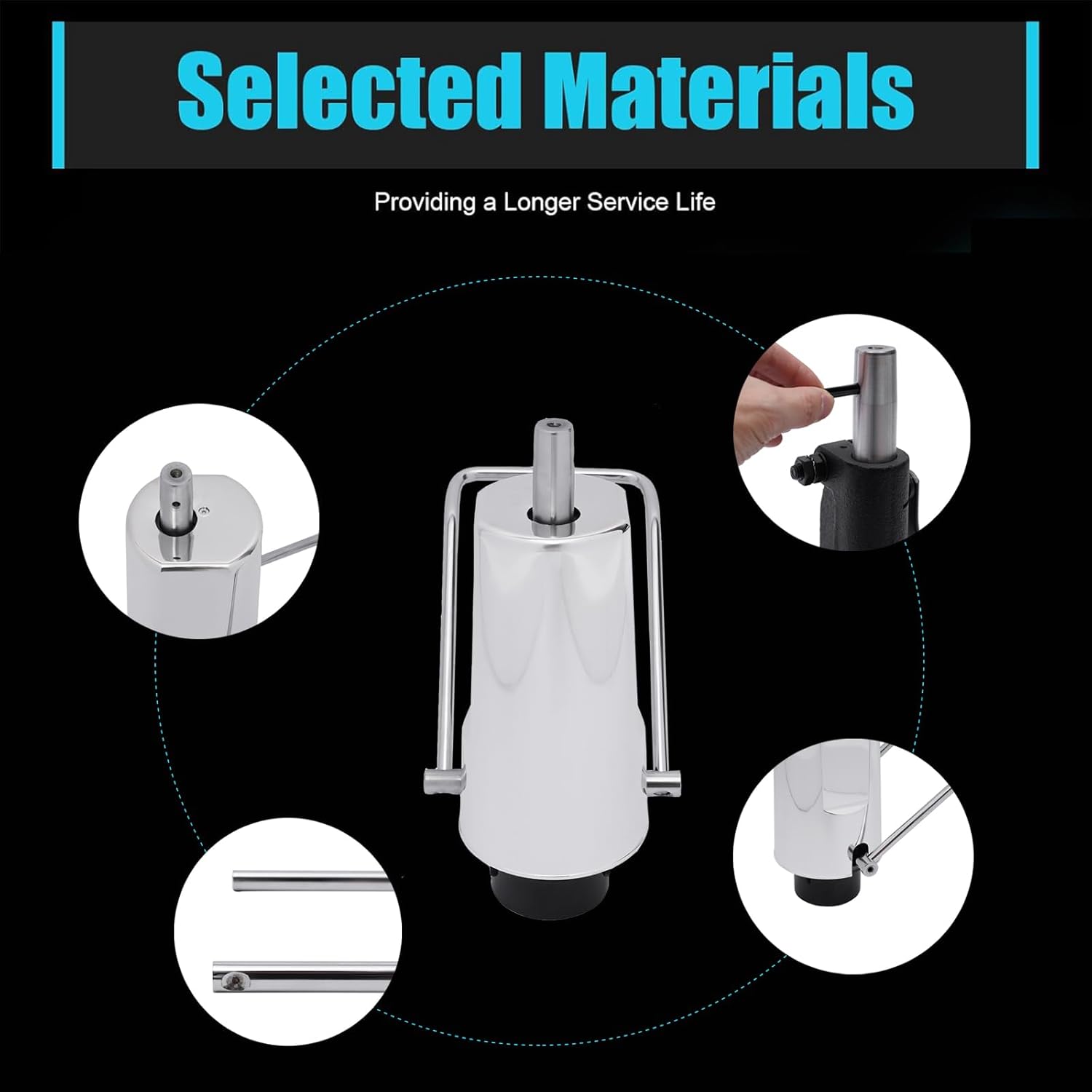 Gdrasuya10. Bomba Hidráulica para Silla de Peluquería, Silla de Belleza Repuesto, 420 Libras, 26 mm, Eje Estándar - Image 3