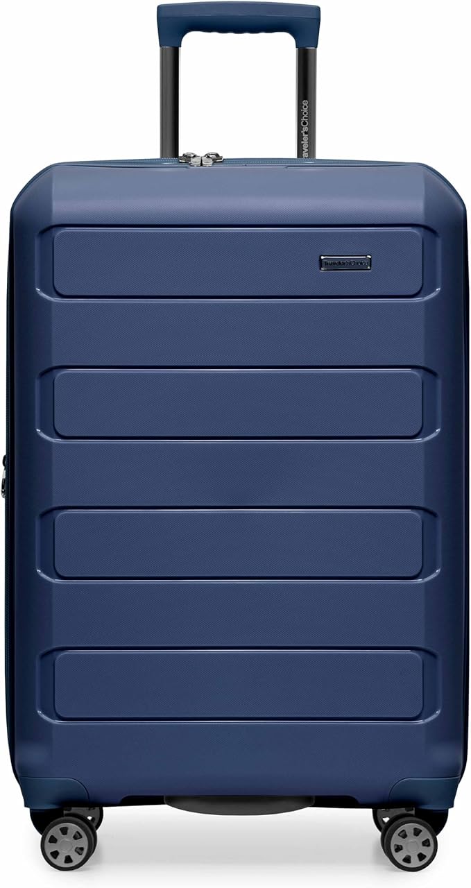 Traveler's Choice - veliz de polipropileno indestructible con tapa dura expandible, Indestructible polipropileno Hardshell spinner equipaje expandible. - Image 2