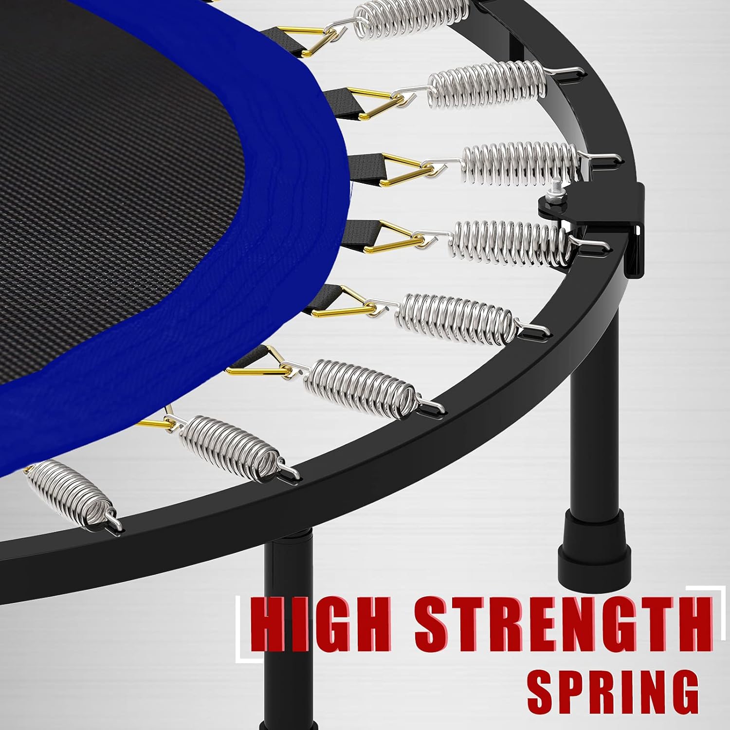 Kanchimi. Mini trampolín Plegable de 40 Pulgadas para Ejercicio en Interiores con asa, Carga máxima de 150 kg - Image 2