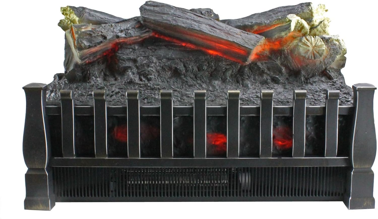 Duraflame. Calentador eléctrico con Troncos y un Realista lecho de brasas, Bronce Antiguo - Image 3