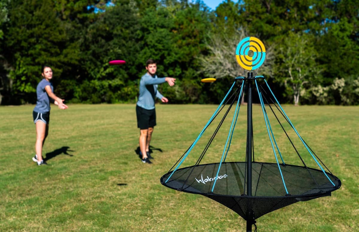 Waboba Hitman - Juego de Objetivos de Disco Volador, 2 en 1, Plegable, Juego de jardín con 4 Discos de Silicona incluidos, diversión para Todas Las Edades, Talla única. - Image 2