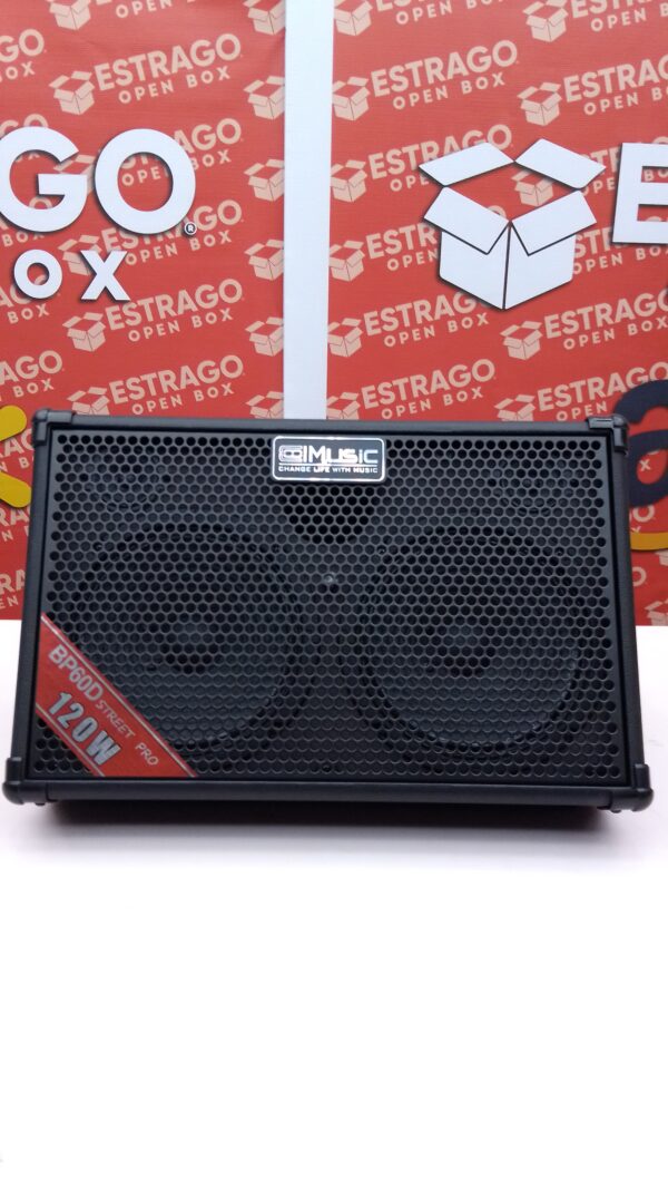 Coolmusic BP60D - Amplificador de guitarra acústica de 120 W, altavoz Bluetooth portátil con efecto de retardo de coro de reverberación, 7 entradas. - Image 2