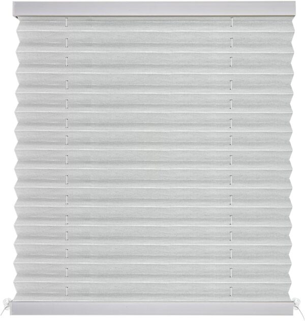 Persianas para autocaravana, persianas plisadas para caravana, autocaravana, autocaravana, autocares, 26 cm de ancho x 38 pulgadas de largo, gris.
