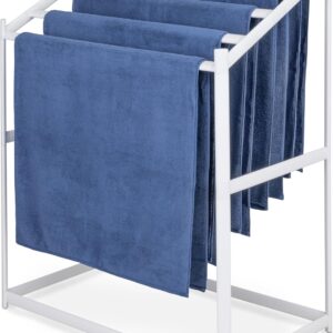 Coast - Toallero de Playa Moderno de PVC para Piscina y Tina de hidromasaje, diseño Moderno de 5 Niveles para Exteriores e Interiores.