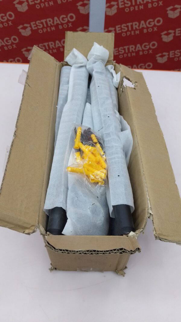 Estante de Ropa, LLXXM 106cm Perchero Industrial, Barra de Ropa Multiusos Desmontable Ahorro de Espacio Adecuado para Balcones Baños Dormitorios y Lavaderos. - Image 2