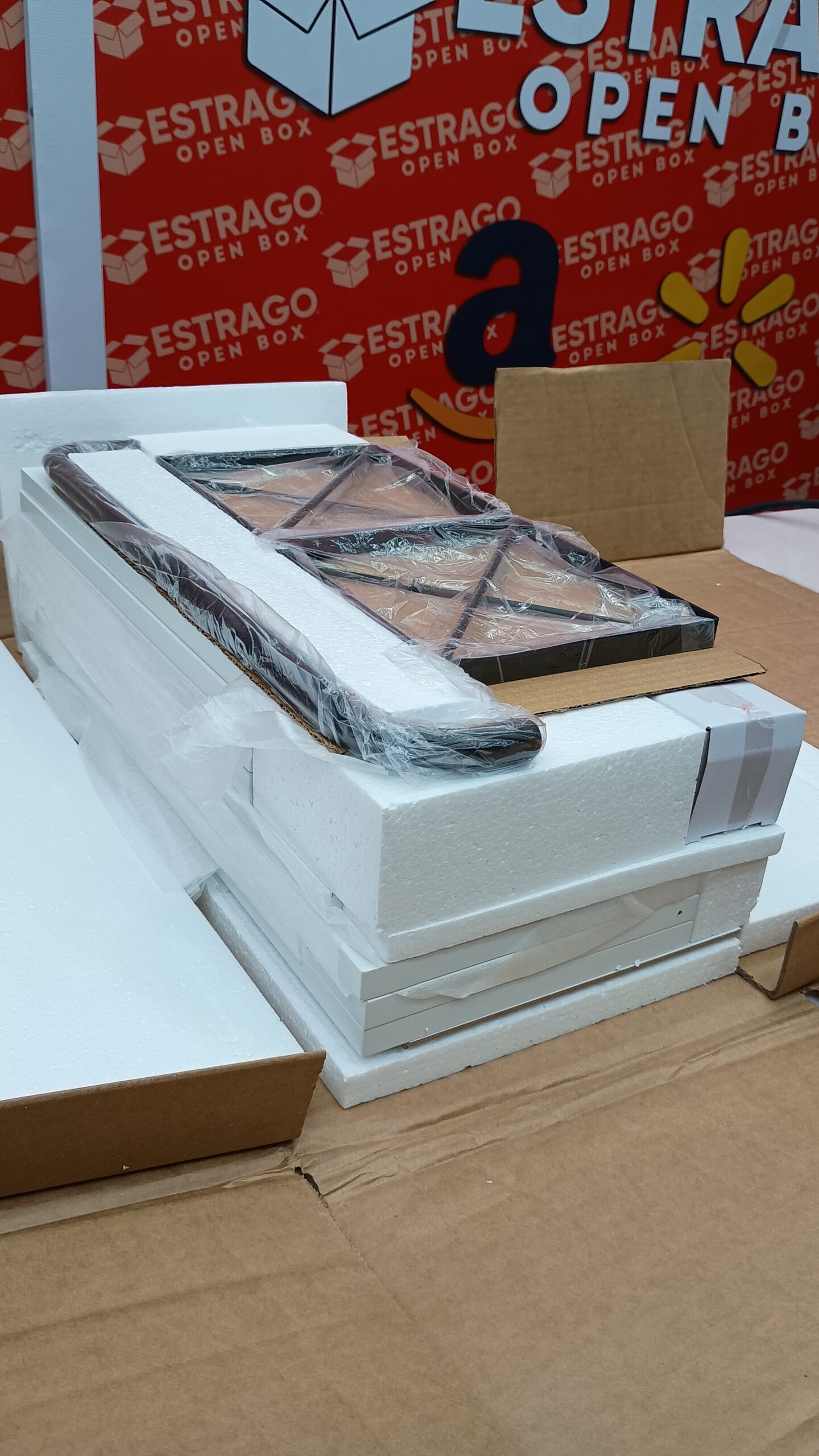 HOKYHOKY - Gabinete de pared para medicinas de baño, gabinetes de almacenamiento colgantes con puertas de persiana, organizador de gabinete de medicinas montado en la pared con barra de toallas. - Image 5