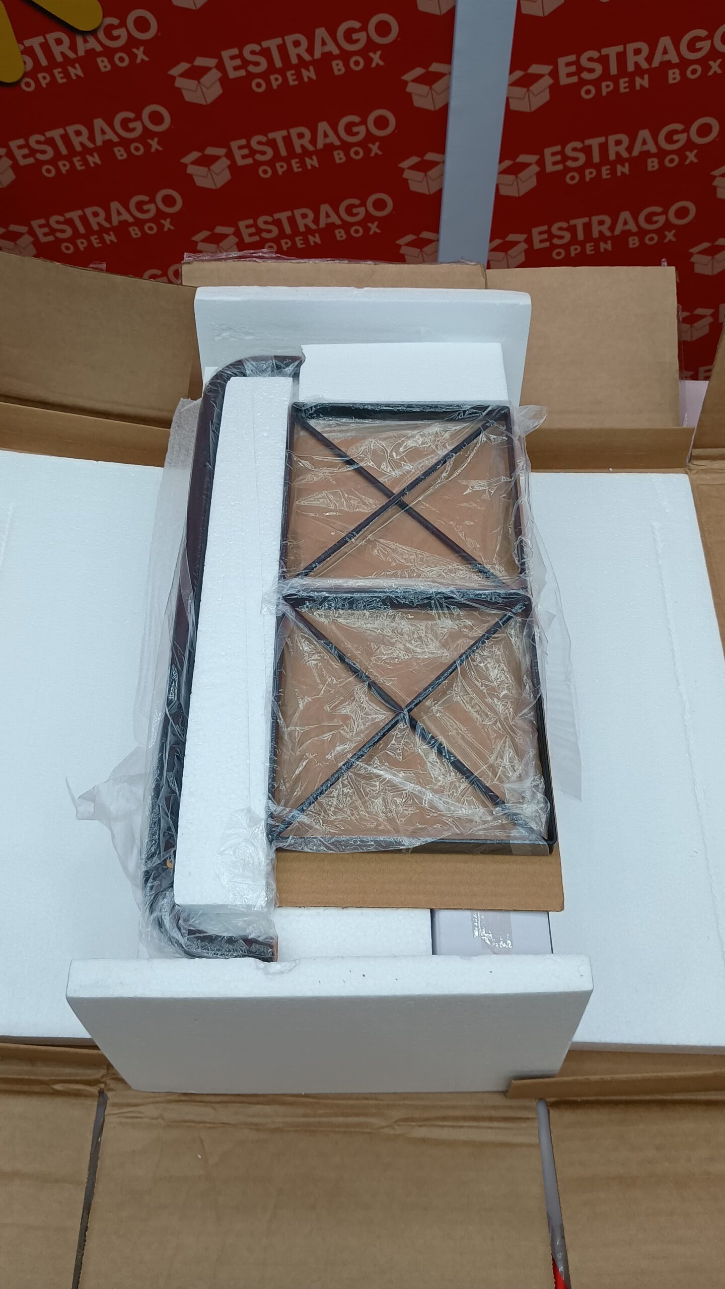 HOKYHOKY - Gabinete de pared para medicinas de baño, gabinetes de almacenamiento colgantes con puertas de persiana, organizador de gabinete de medicinas montado en la pared con barra de toallas. - Image 4