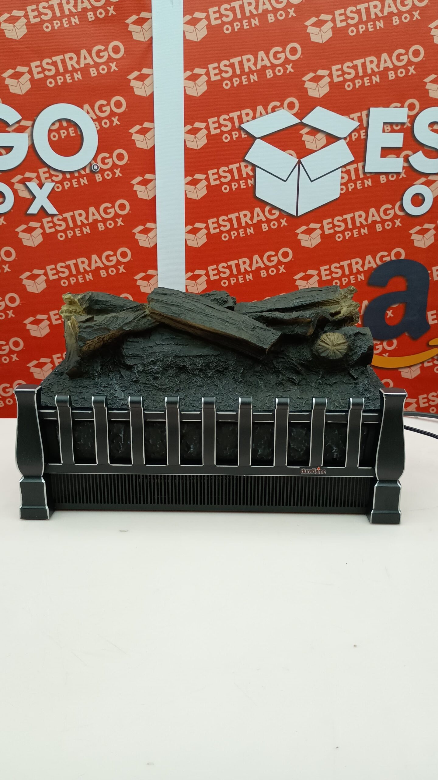 Duraflame. Calentador eléctrico con Troncos y un Realista lecho de brasas, Bronce Antiguo - Image 4