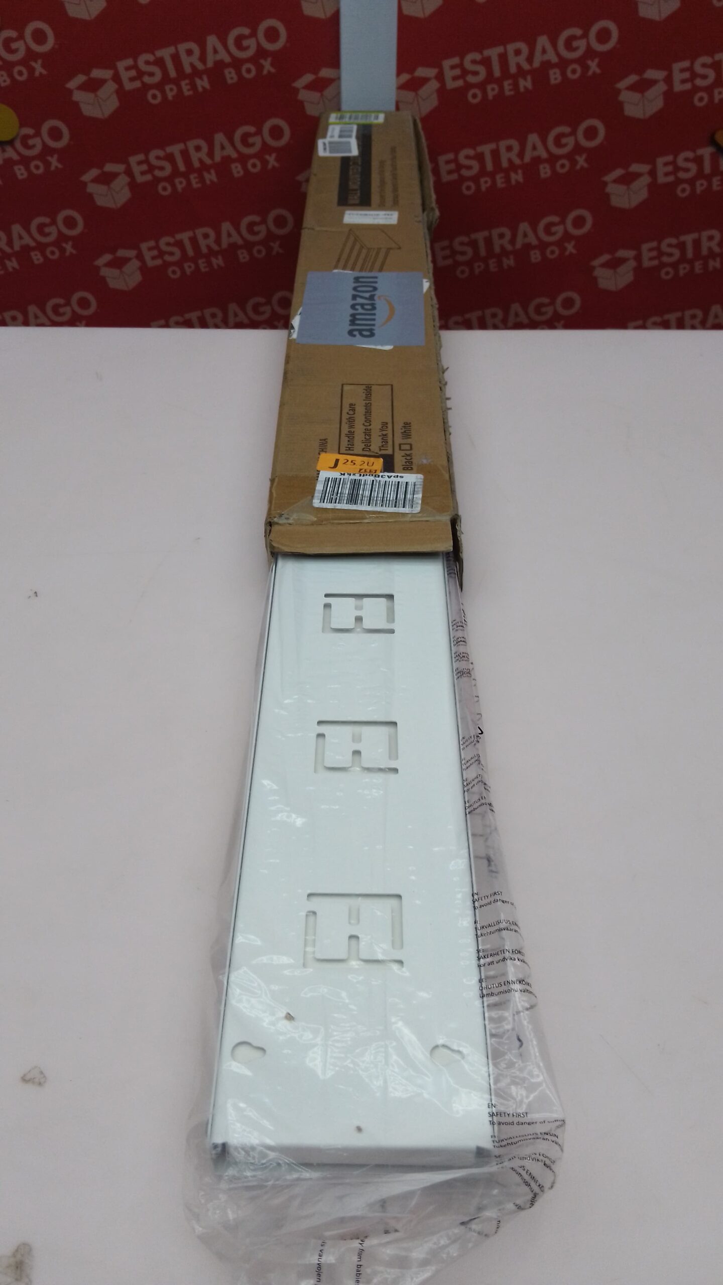 Vikaqi - Estante de secado para ropa de pared de 40 pulgadas, plegable, para colgar en la pared, plegable, para secar ropa, plegable, ahorro de espacio oculto con plantilla de pared, 6 varillas. - Image 4