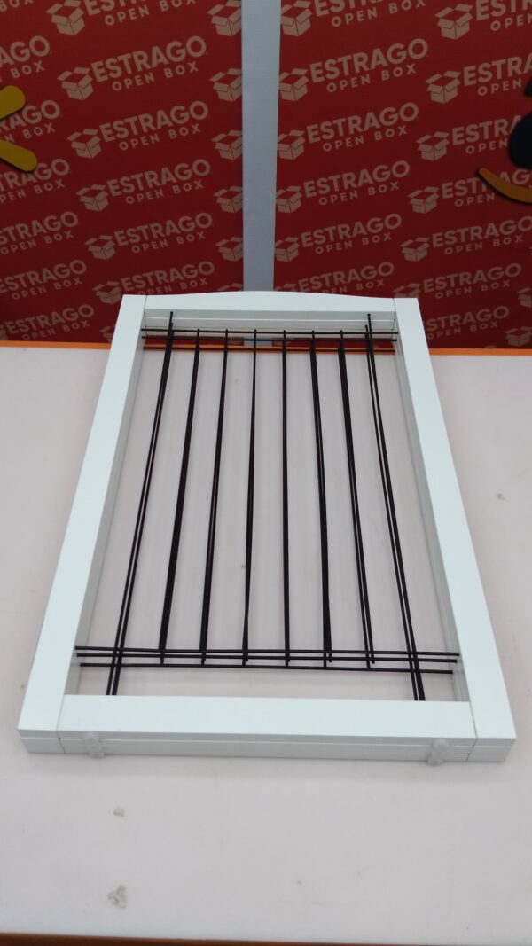 ZJSF - Puerta plegable no empotrado para perros para casa extra ancha de madera blanca para cachorros, puertas para perros, puertas altas para mascotas, 3 paneles de valla para mascotas. - Image 4