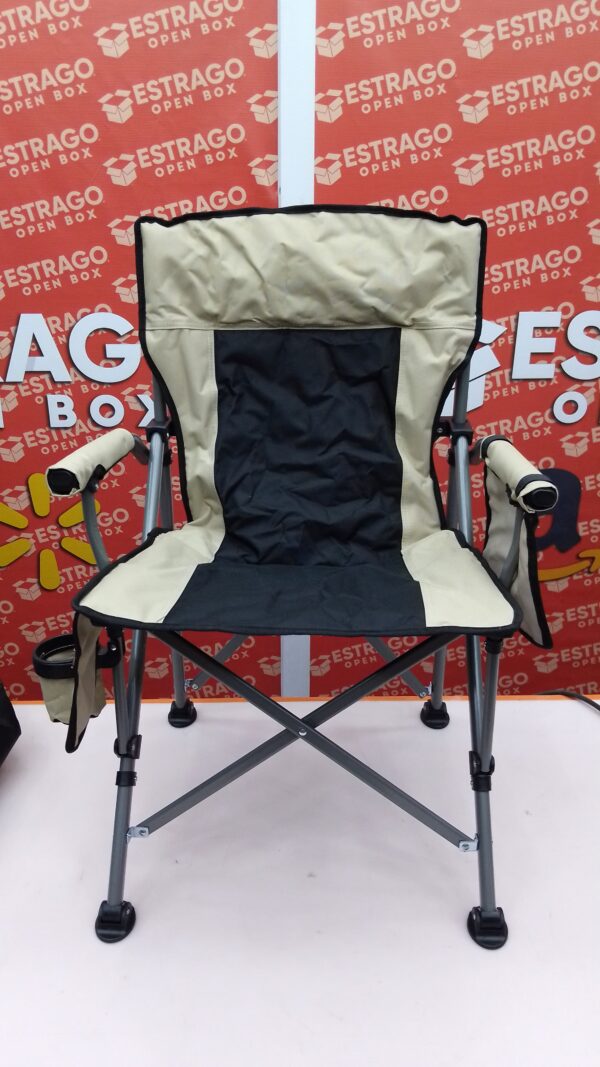 Silla de Camping portátil, para Exteriores, Silla de Playa Ultraligera para Ocio, Respaldo Giratorio, con portavasos Desmontable, Adecuada para Pesca, Todoterreno, conducción autónoma y Dibujo. - Image 4