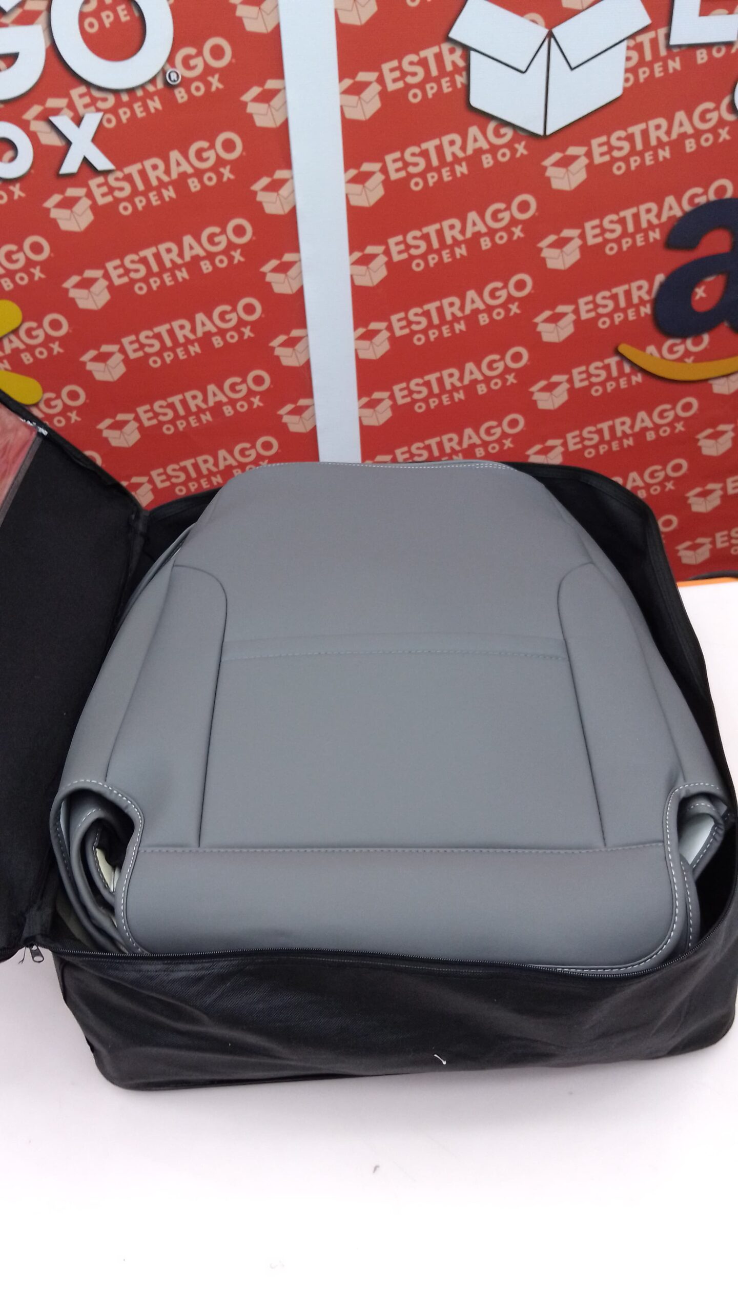 BWTJF - Juego completo de fundas de asiento de coche color gris, fundas universales para asientos delanteros y traseros para coches, protectores de asiento de automóvil impermeables con almohada para la cabeza, cojines de asiento de automóvil para la mayoría de sedanes, SUV, camionetas. - Image 4