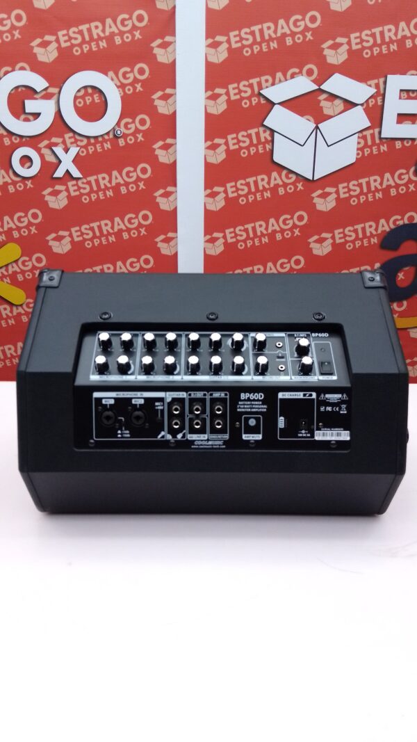 Coolmusic BP60D - Amplificador de guitarra acústica de 120 W, altavoz Bluetooth portátil con efecto de retardo de coro de reverberación, 7 entradas. - Image 4