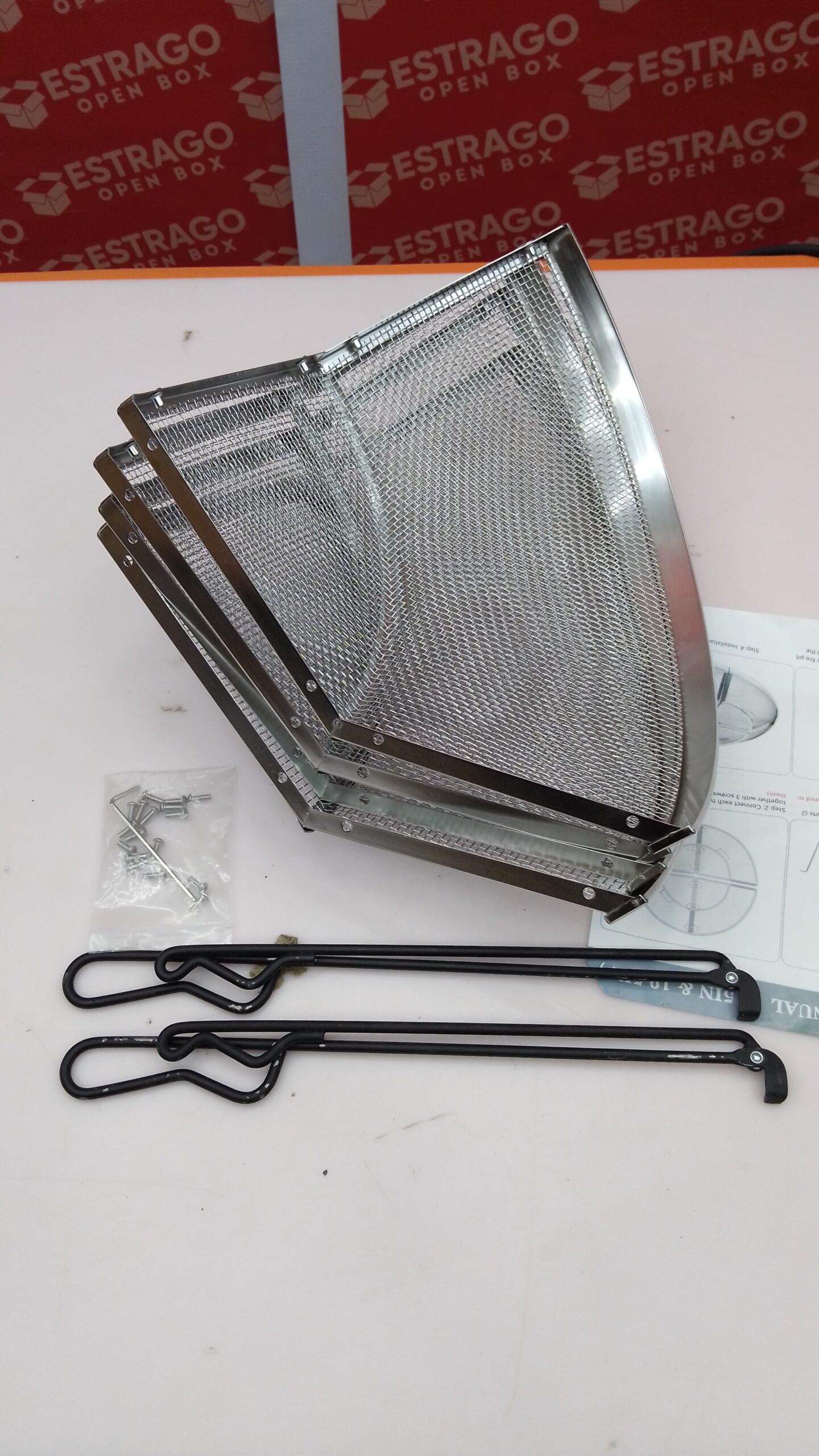 TUSGENK. hoguera individual de 27 pulgadas, protector Yukon, mantiene los estallidos y las brasas calientes contenidas para incendios seguros al aire última. - Image 4