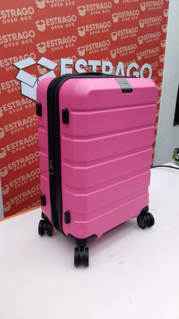 Hardside - Equipaje extensible con ruedas giratorias y bloqueo TSA incorporado, veliz duradera con ruedas, equipaje de mano de 20 pulgadas, Magenta, 20 pulgadas. - Image 3