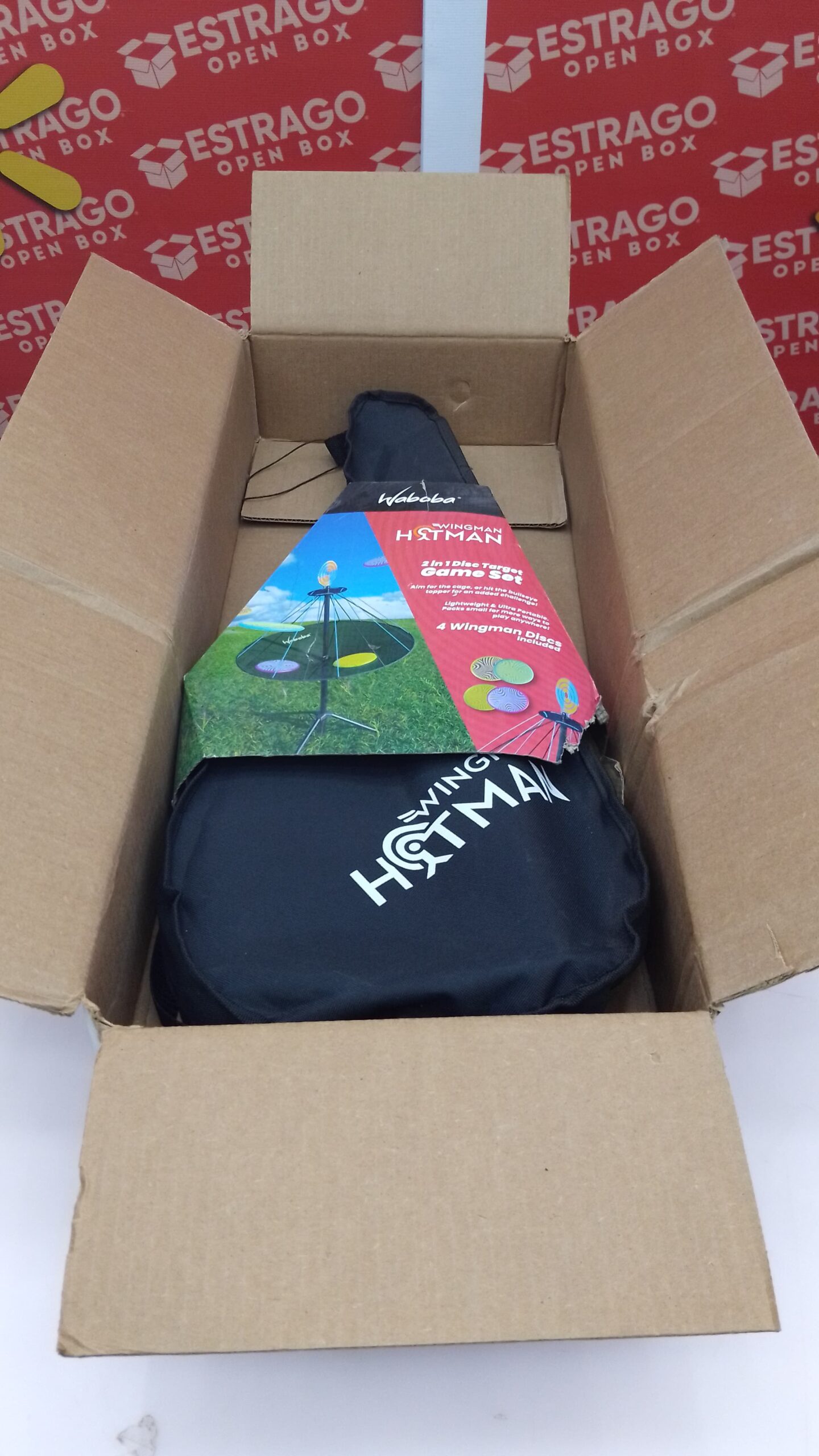 Waboba Hitman - Juego de Objetivos de Disco Volador, 2 en 1, Plegable, Juego de jardín con 4 Discos de Silicona incluidos, diversión para Todas Las Edades, Talla única. - Image 5