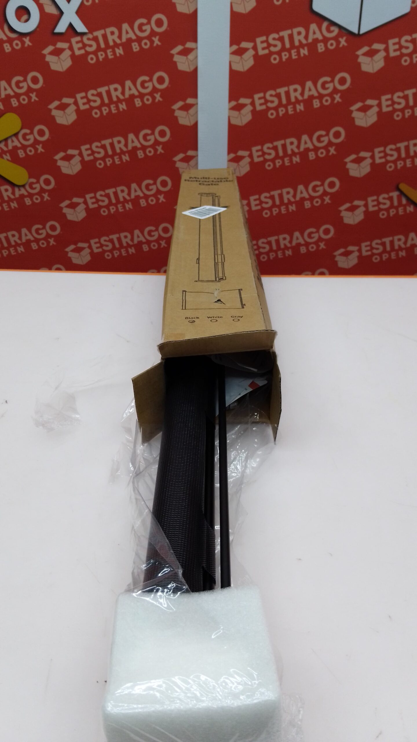 Puertas de bebé retráctiles sin perforación para puertas sin perforación, puertas retráctiles para perros, puerta de bebé retráctil para mascotas, puerta de 55 pulgadas de ancho. - Image 4