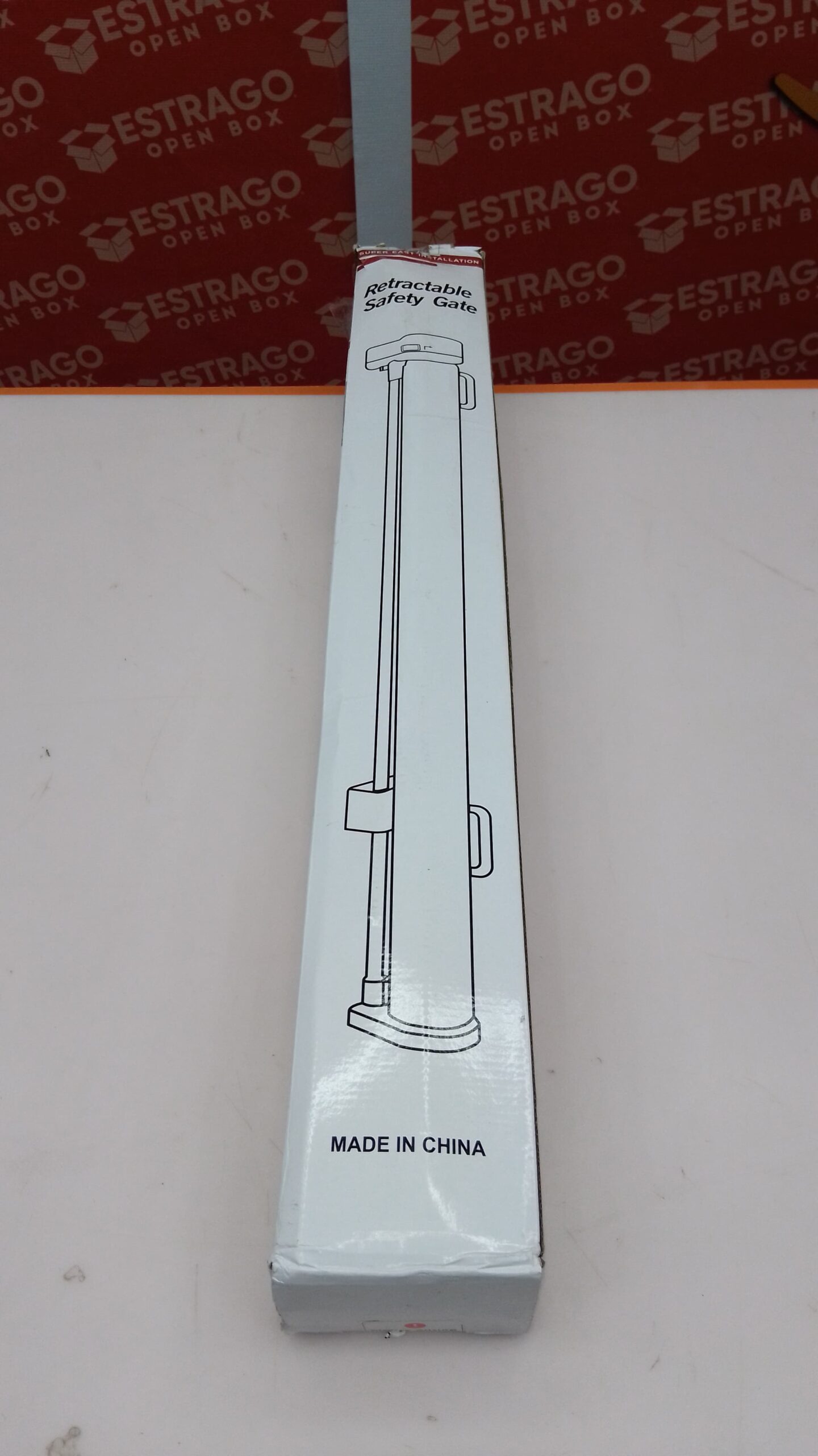 Puerta de bebé reforzada extra ancha de 159 pulgadas para grandes aberturas, evita que los bebés y perros se arrastren a través de las puertas retráctiles, puerta retráctil extra ancha para perro. - Image 5