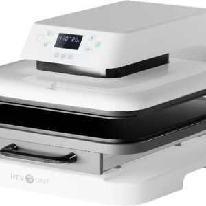 HTVRONT - Máquina de prensa de calor automática para camisetas, máquina de prensa inteligente de 15 x 15 pulgadas con liberación automática, prensa de calor profesional para sublimación, vinilo.