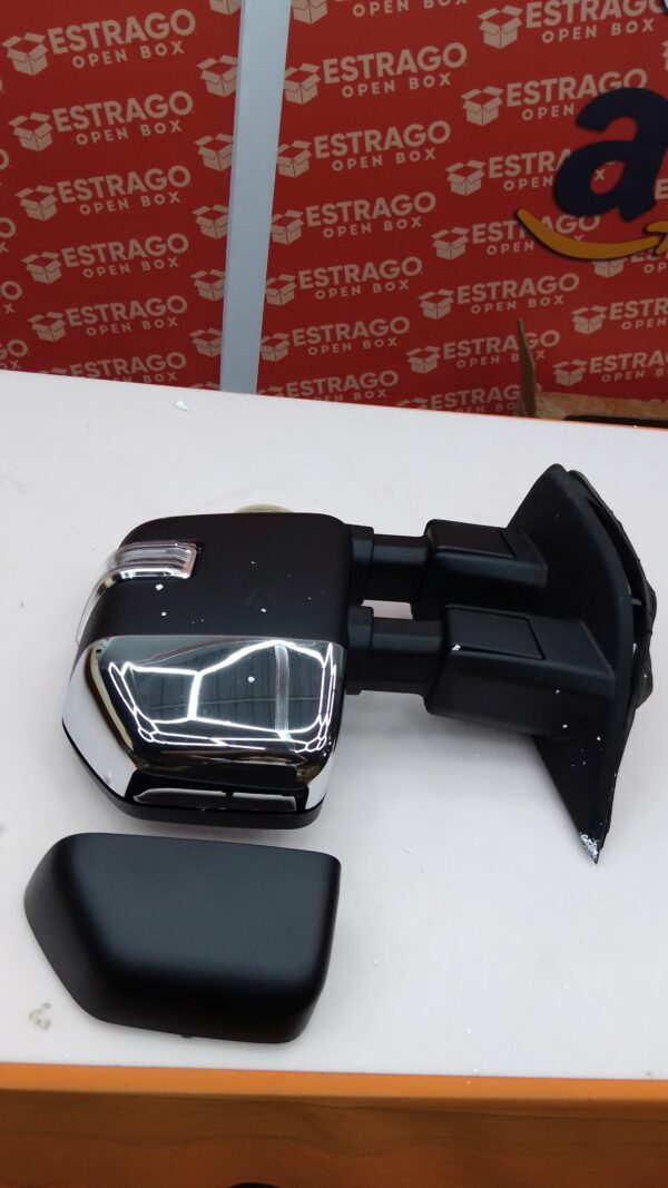 SCITOO - Espejo de remolque lateral del conductor compatible con Ford F250 para F450 para F550 para F550 Super Duty, con control de alimentación, calefacción, telescópico. - Image 6