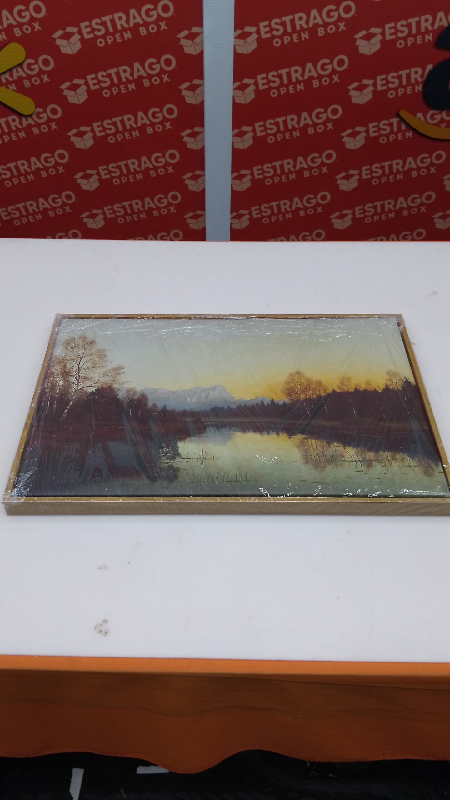 ARPEOTCY - lona enmarcado grande para pared, decoración de paisaje de otoño, 20 x 30 pulgadas, recámara, cocina, sala de estar, decoración de otoño, naturaleza, arte clásico del lago. - Image 5