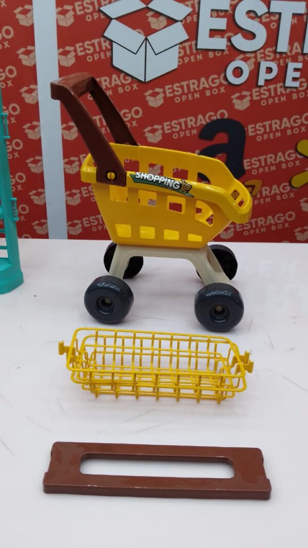 FLYSKY Juguetes Mini Supermercado,Juguete de Caja Registradora,Supermercado de Juguete para Niños,Tarjetas de Crédito,Escáneres,con Luces y Sonidos,para Niño Niñas. - Image 2