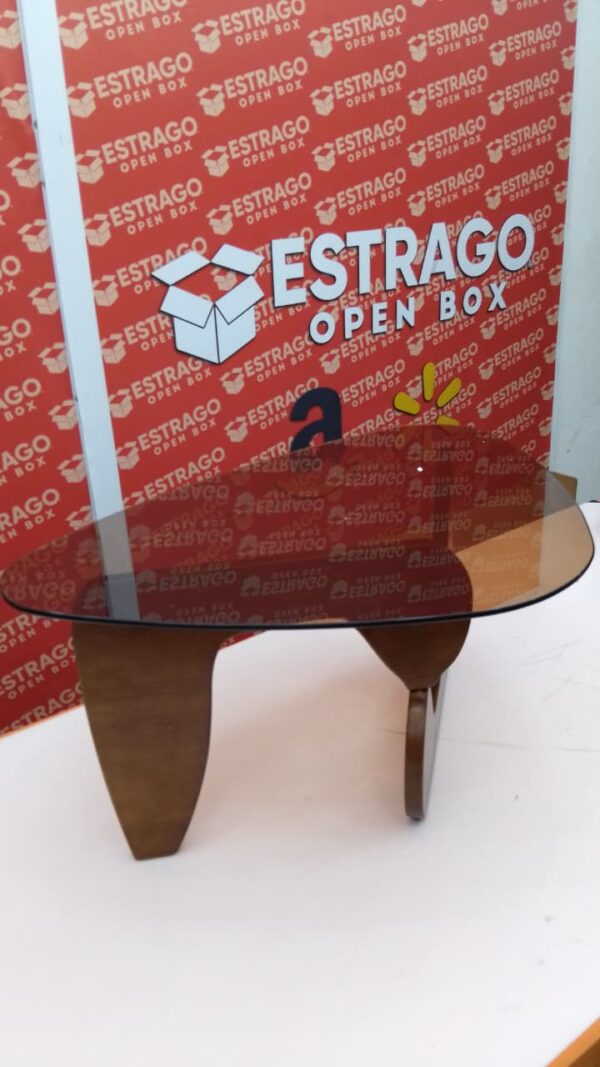 WHL Alexanders Mesa de Centro Irregular de Madera Maciza Transparente, pequeña Mesa Auxiliar Triangular, Adecuada for Dormitorio, Sala de Estar y Oficina. - Image 4