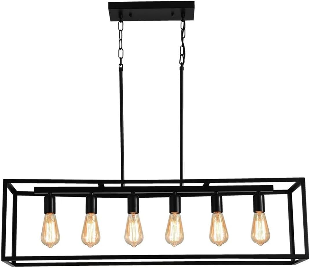 Lámpara de techo con cadena ajustable, Compatible con el hogar, cocina, ., comedor,Para Hogar Sala De Estar.