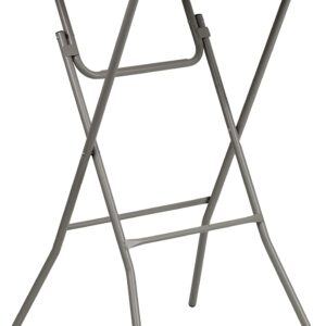 Flash Furniture Mesa Plegable Redonda de plástico de Granito Blanco de 2.63 pies.