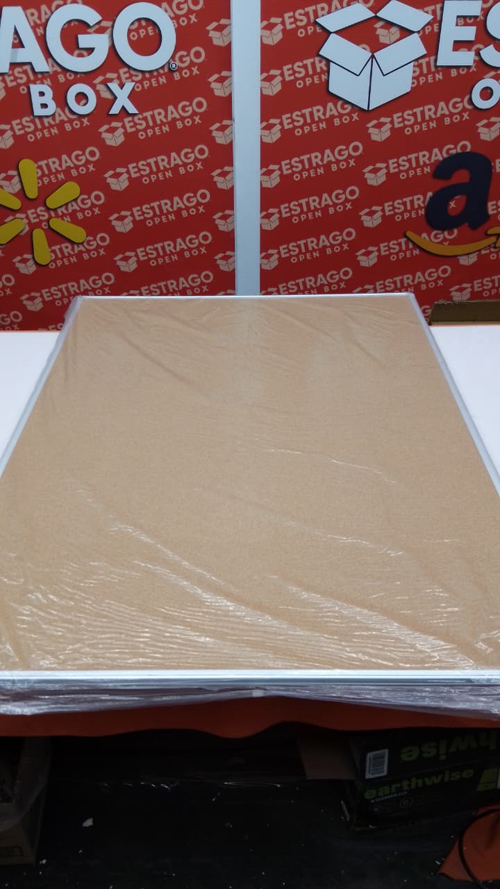 lockways corcho tablón de anuncios tablón de anuncios – 3 x 2 36 x 24- Marco de aluminio, Plateado. - Image 3