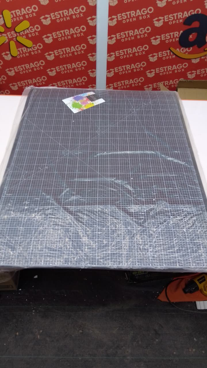 iMAT - Tapete de corte con tapa A1 (versión en pulgadas), 60 x 90 cm, plegable, ideal para manualidades, corte de papel, proyectos de piel y tela, bocetos, dibujo (negro). - Image 2